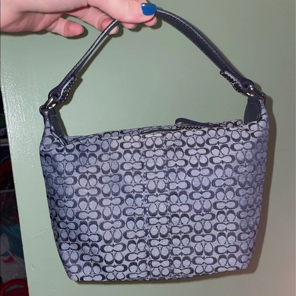Navy Blue Coach Bag